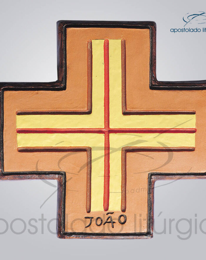 Conjunto Cruz dos Apostolos 12x12cm COD 4086 | Apostolado Litúrgico Brasil