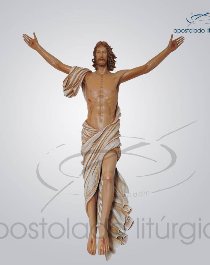 Imagem Cristo Ressuscitado Fibra 150x128cm