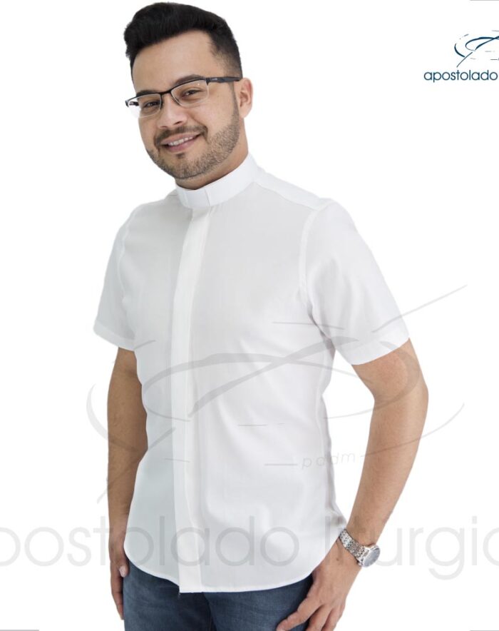 Camisa Slim Fit Gola Clerical