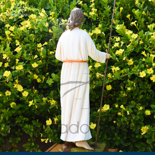 Imagem Bom Pastor 100 cm (112  cm com o Cajado) - Image 3