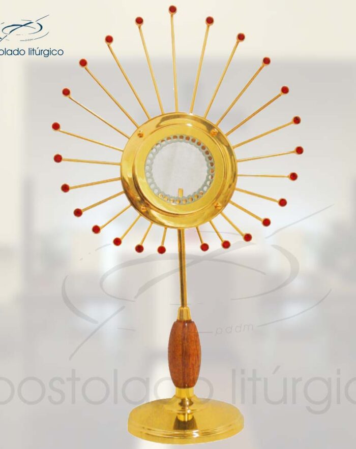 Ostensorio Pavao Ref 641 | Apostolado Litúrgico Brasil