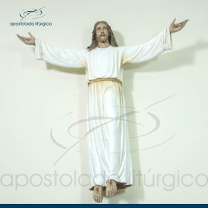 Imagem Cristo Ressuscitado Com Túnica 60 cm - COD 4305