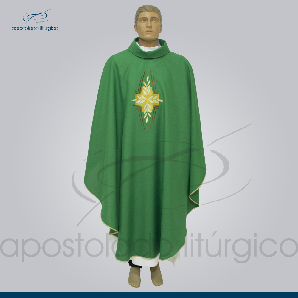 Casula Verde Trigo Losangulo 1