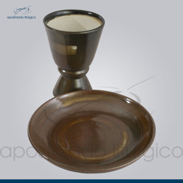 Conjunto de Celebração com Anel Médio Marrom - Image 2