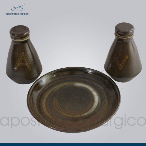Conjunto de Celebração com Anel Médio Marrom - Image 5