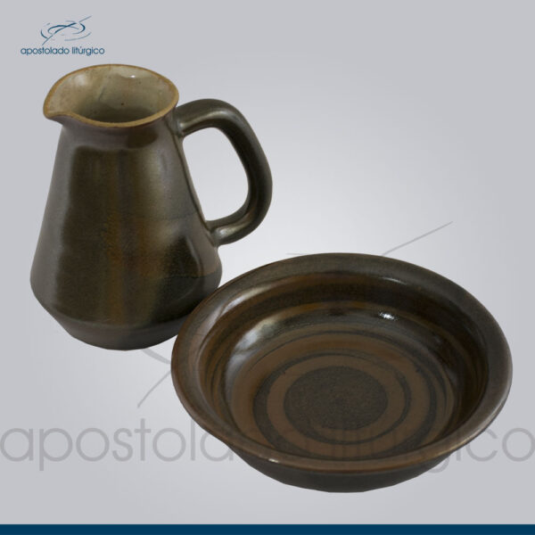 Conjunto de Celebração com Anel Médio Marrom - Image 4