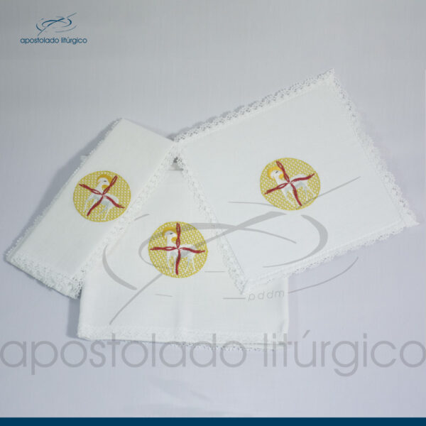 Conjunto para o Altar de algodão Bordado Cordeiro - Image 2