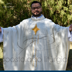 Casula Luz das Nações Angeli bordada