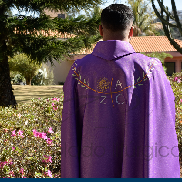 Casula Aurora da Redenção siena bordado ombro - Imagem 2